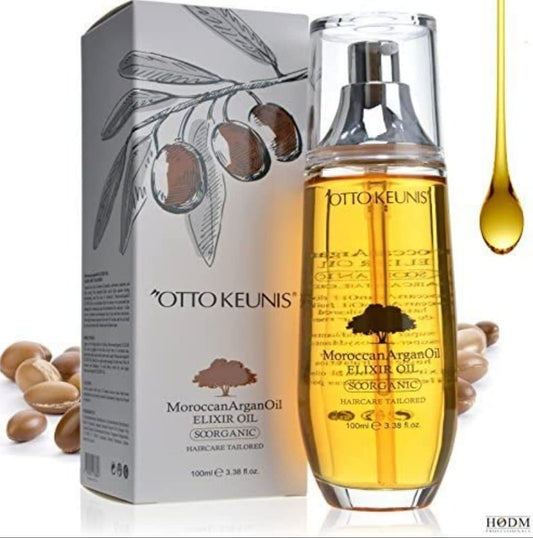 Otto Keunis Moroccan Argan Oil Elixir Oil Haircare Tailored-super Antioxydant-top Moisturizer 100ml